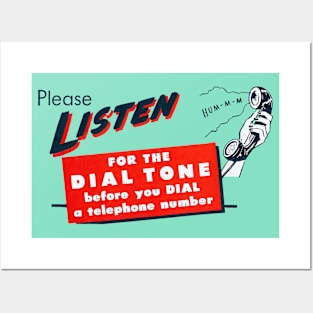 1950s Dial Tone Posters and Art